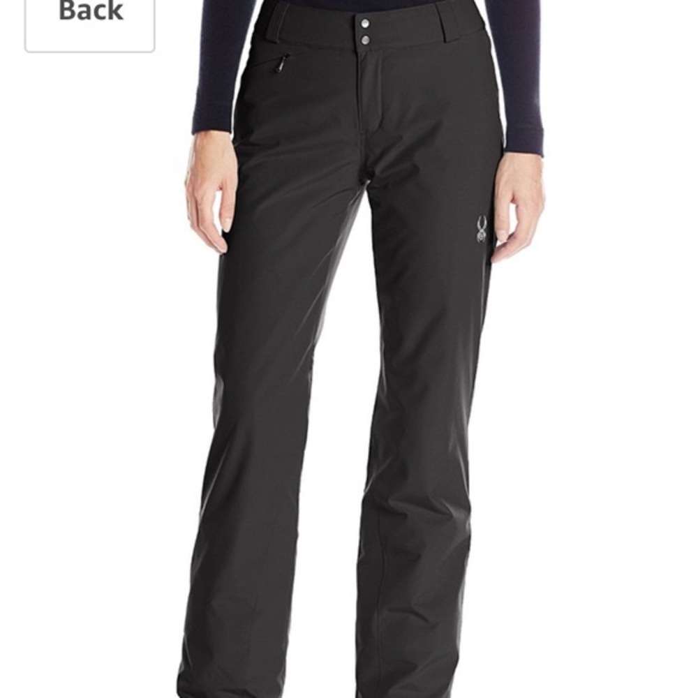Women’s Black spyder ski pants